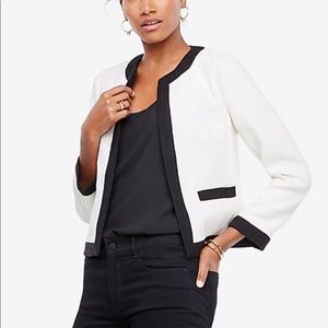 New!  Ann Taylor Chanel style knit jacket.